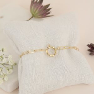 Laoree-bijoux-fantaisie-bracelet-Marine-laiton-dore-or